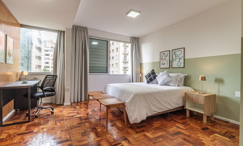 Apartamento de 133m², 2 quartos em Jardins Rua Padre João Manuel São Paulo - 