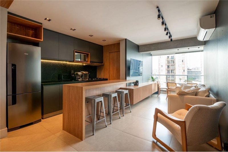 Apartamento de Luxo em Moema com 125m² Rouxinol São Paulo - 