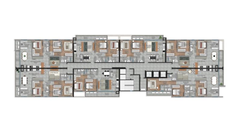 APARTAMENTO COM 3 DORMITÓRIOS NO BAIRRO SÃO LUIZ - Brusque - 