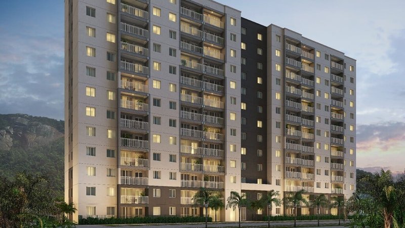 Apartamento Duet Barra - Fase 2 1 suíte 53m² Salvador Allende Rio de Janeiro - 