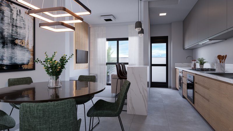 APARTAMENTO COM 1 SUÍTE MAIS 1 DORMITÓRIO NA SANTA TEREZINHA - Brusque - 