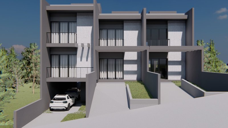 SOBRADO COM 1 SUÍTE MAIS 2 DORMITÓRIOS, E 2 VAGAS DE GARAGEM NO BAIRRO PLANALTO - Brusque - 