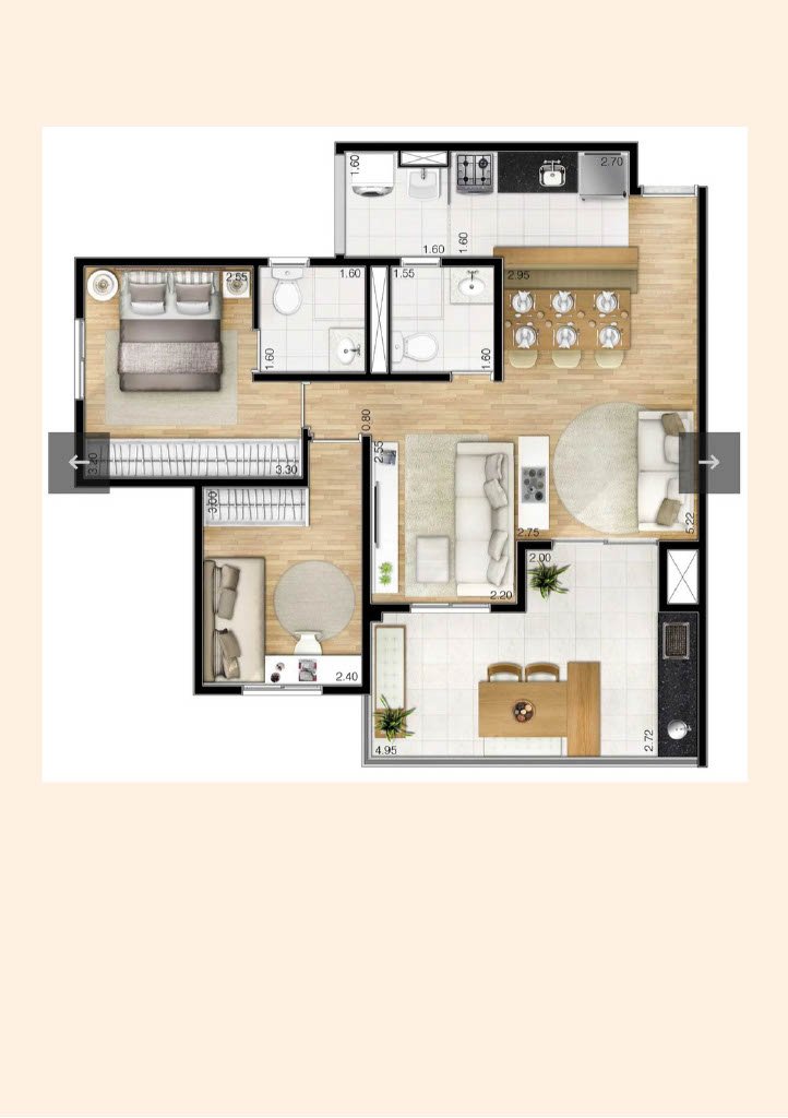 Apartamento à venda com 2 quartos, 71m² - Foto 35