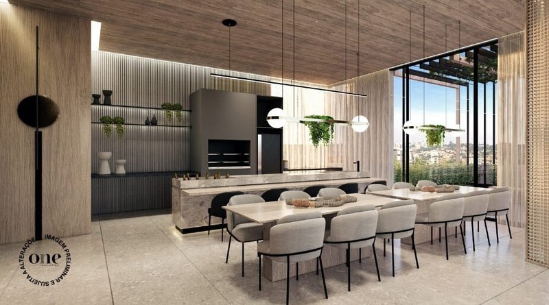 Garden Modern Vila Clementino - Residencial 123.15m² 3D Onze de Junho São Paulo - Espaco gourmet