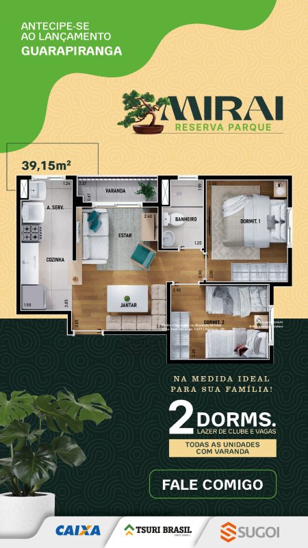 Apartamento com Vista para a Represa Guarapiranga ( Entrada em 42x ) - São Paulo - 