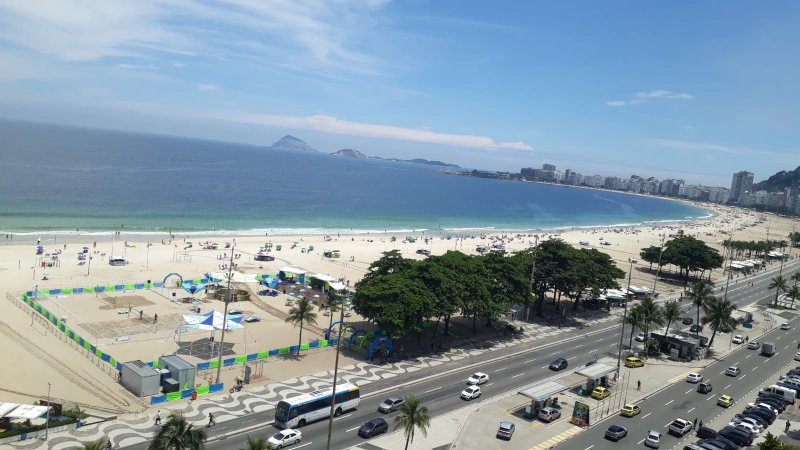 Apartamento em Copacabana. ATLÂNTICA 300 M²  FRONTAL MAR , ANDAR ALTO  Rio de Janeiro - 