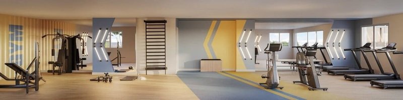 Apartamento Infinity Home Club 67m² 3D Alberto Santos Dumont Osasco - 