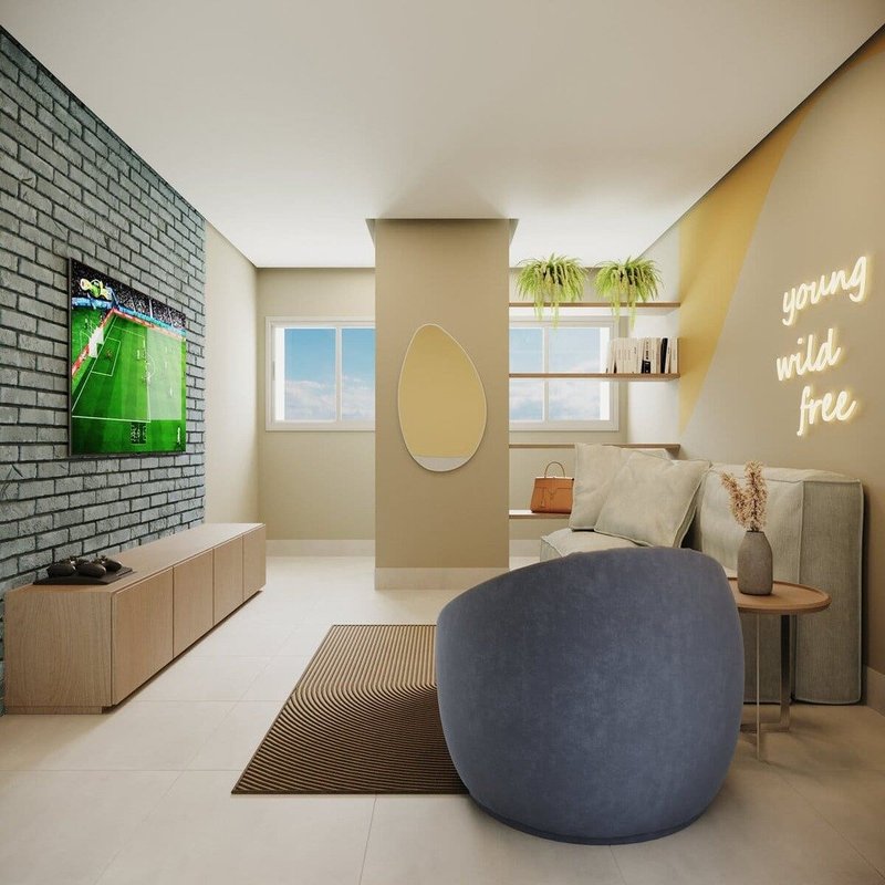 Apartamento Infinity Home Club 67m² 3D Alberto Santos Dumont Osasco - 