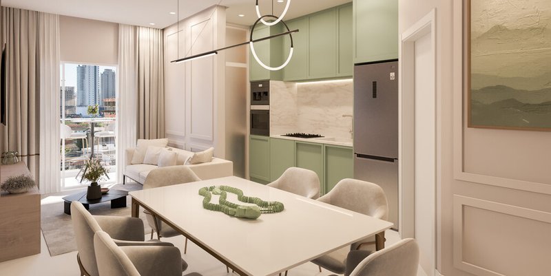 Apartamento Lyon Home Club - Fase 1 1 suíte 74m² Felipe Sestren Porto Belo - 
