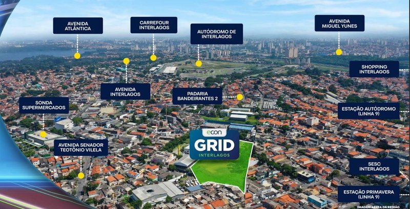Grid Interlagos. Lançamento Minha Casa Minha Vida (Entrada Facilitada) Rua Antônio Le Voci São Paulo - 