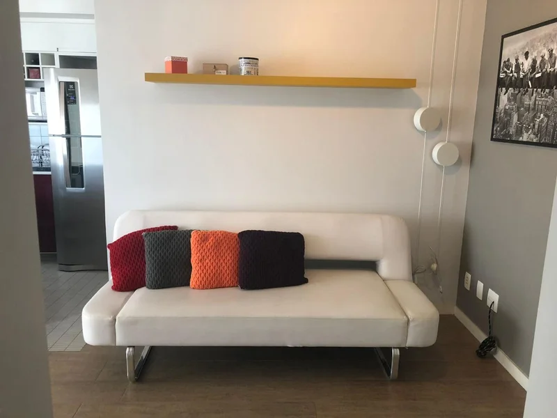 CODE BERRINI -APARTAMENTO PARA VENDA 1 DORM PRÓXIMO A PONTE ESTAIDA MOBILIADO COMPLETO Rua Castilho São Paulo - 