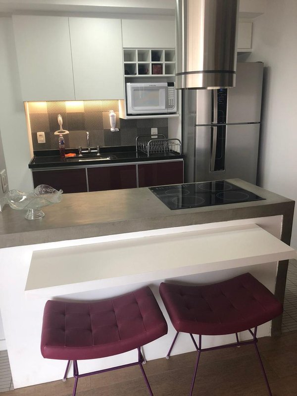 CODE BERRINI -APARTAMENTO PARA VENDA 1 DORM PRÓXIMO A PONTE ESTAIDA MOBILIADO COMPLETO Rua Castilho São Paulo - 