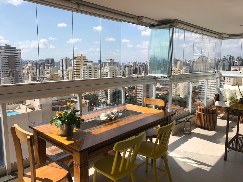 Apartamento com varanda gourmet, 3 suítes, 4 vagas na Pompéia Rua Coronel Melo de Oliveira São Paulo - 