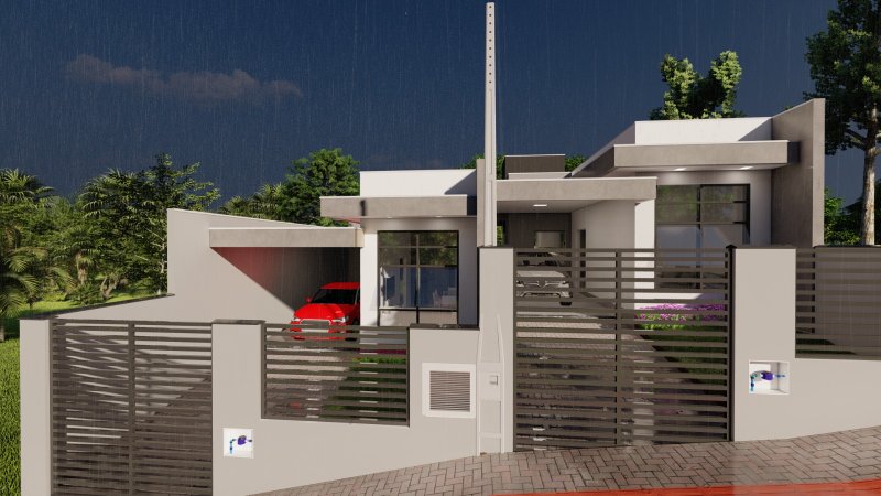 CASA COM 1 SUÍTE MAIS 1 DORMITÓRIOS NO AYMORE - Guabiruba - 