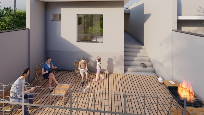 CASA COM 1 SUÍTE MAIS 1 DORMITÓRIOS NO AYMORE - Guabiruba - 