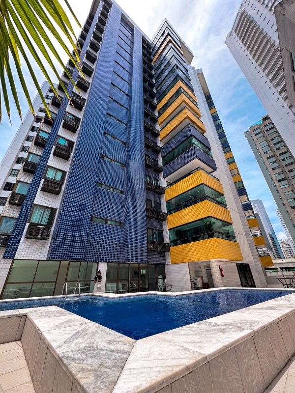 Apartamento novo à venda com 2 quartos, 155,25m² por R$ 1.250.000,00 Avenida Boa Viagem Recife - 