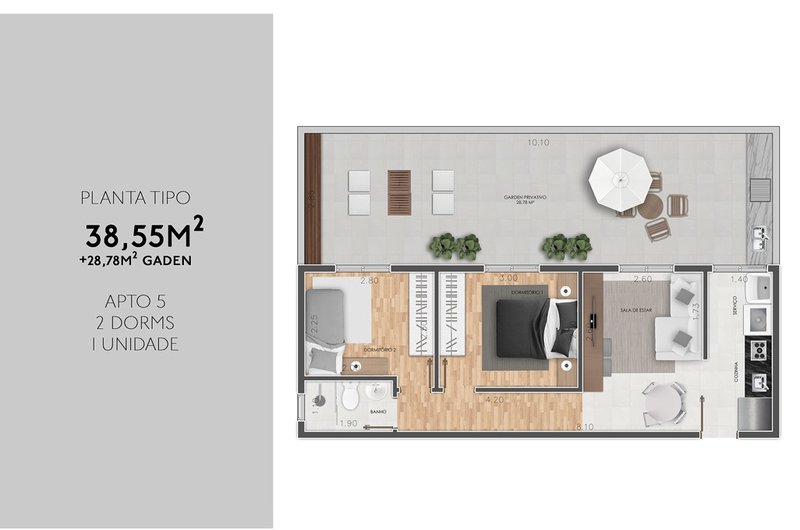 Novíssimo Apartamento de 2 Quartos na Vila Matilde, São Paulo - Em Construção, Com Sala de Rua Benedito Passos São Paulo - Opção de Planta