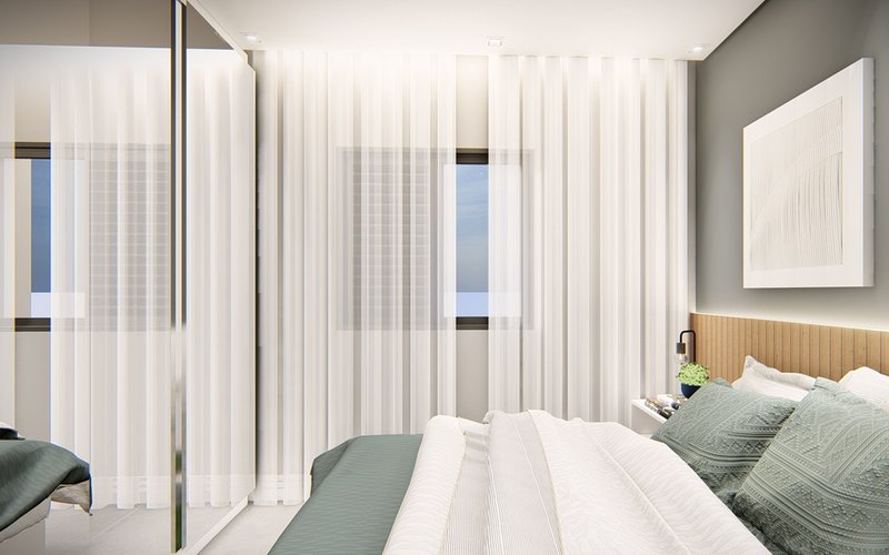 Novíssimo Apartamento de 2 Quartos na Vila Matilde, São Paulo - Em Construção, Com Sala de Rua Benedito Passos São Paulo - Decorado - Quarto