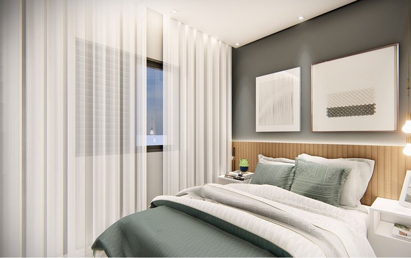 Novíssimo Apartamento de 2 Quartos na Vila Matilde, São Paulo - Em Construção, Com Sala de Rua Benedito Passos São Paulo - Decorado - Quarto