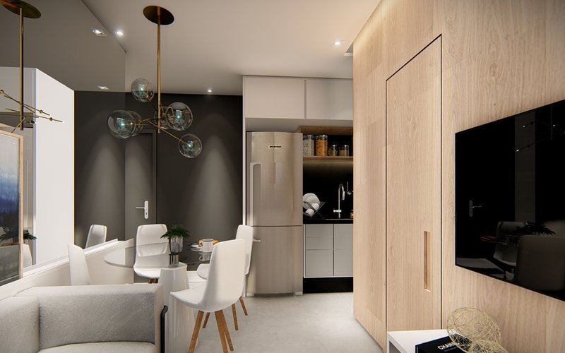 Novíssimo Apartamento de 2 Quartos na Vila Matilde, São Paulo - Em Construção, Com Sala de Rua Benedito Passos São Paulo - Decorado - Sala