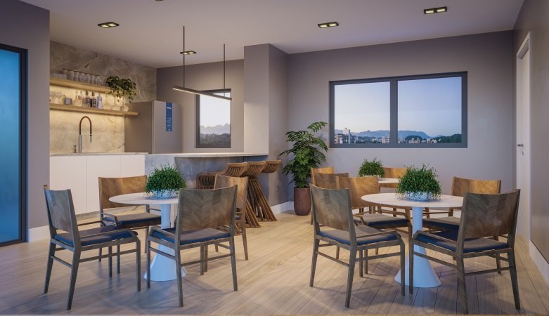 Apartamento para venda com 40m² com 2 dormitórios na Penha - Opção com/ou sem VAGA Rua Doutor Suzano Brandão São Paulo - Salão de festas