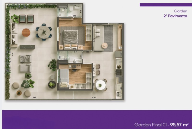 Apartamento para venda com 40m² com 2 dormitórios na Penha - Opção com/ou sem VAGA Rua Doutor Suzano Brandão São Paulo - Planta
