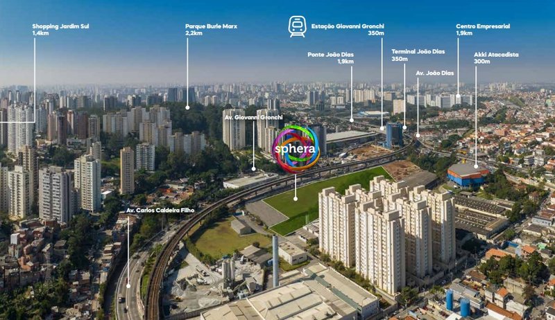 Sphera um condominio Clube com tudo de melhor Avenida Giovanni Gronchi São Paulo - 