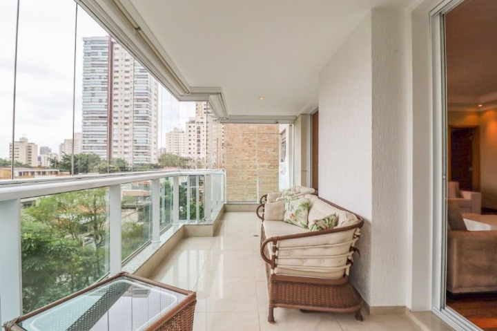 Apartamento com 180m² - 3 suítes, 3 vagas - varanda gourmet Pompéia/Vila Anglo Rua Doutor Miranda de Azevedo São Paulo - 