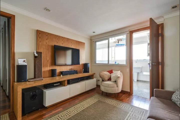 Apartamento com 180m² - 3 suítes, 3 vagas - varanda gourmet Pompéia/Vila Anglo Rua Doutor Miranda de Azevedo São Paulo - 