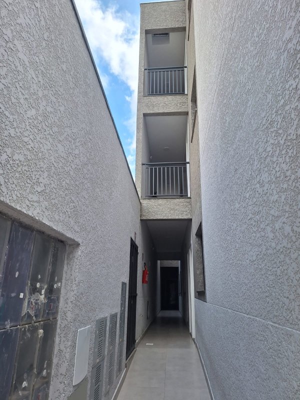 Apartamento com 1 ou 2 dormitórios à venda, 36 m² - Itaquera - São Paulo/SP Rua Paulo Lopes de Leão São Paulo - Corredor interno