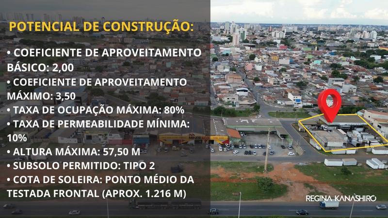 Terreno com galpão em Samambaia Sul - ADE | 2.034 m2 | Industrial, comercial e serviços - Brasília - 