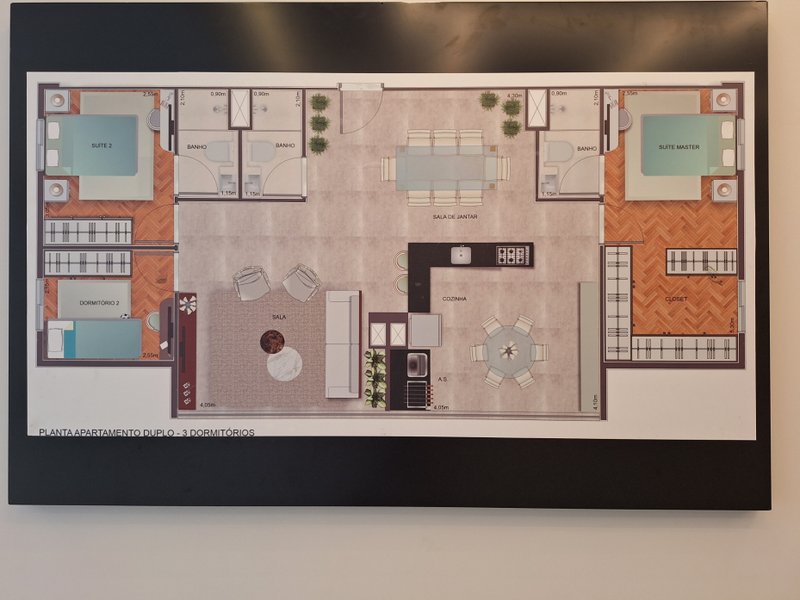 Apartamento para venda 42 m² 2 dormitórios com suíte e vaga Na Vila Matilde Rua Maria Carlota São Paulo - Planta