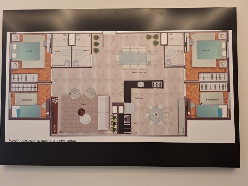 Apartamento para venda 42 m² 2 dormitórios com suíte e vaga Na Vila Matilde Rua Maria Carlota São Paulo - Planta