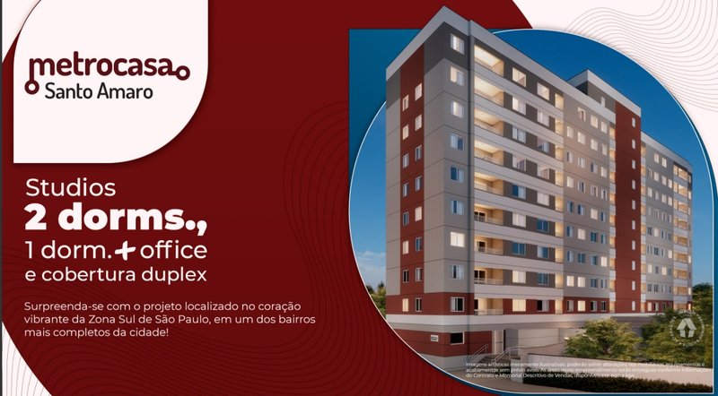 1 DORMITÓRIO COM OFFICE RUA JOÃO ALFREDO  São Paulo - 