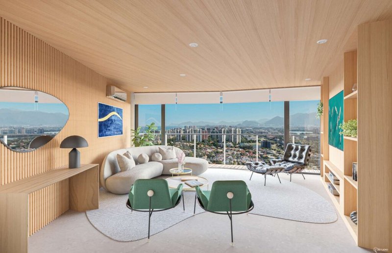 Studio Niemeyer 360° Residences 1 dormitório 40m² das Américas Rio de Janeiro - 