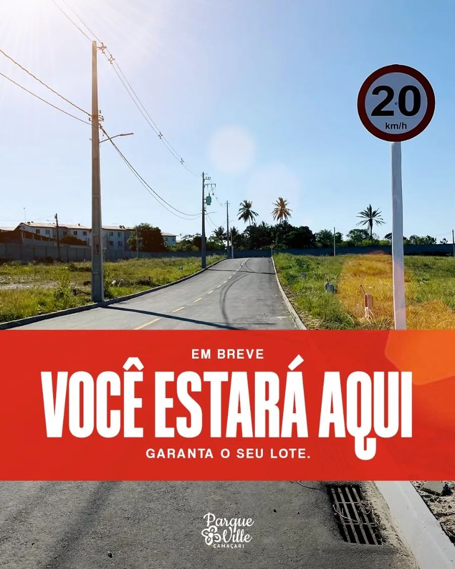 Loteamento 100% fechado, com lotes a partir de 160m² e guarita de acesso controlado Rua Octávio Magabeira  Camaçari - 
