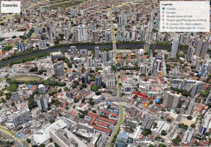 Área à venda com dois salões no imóvel, com 1.008m² por R$ 5.000.000,00 Rua das Pernambucanas Recife - 
