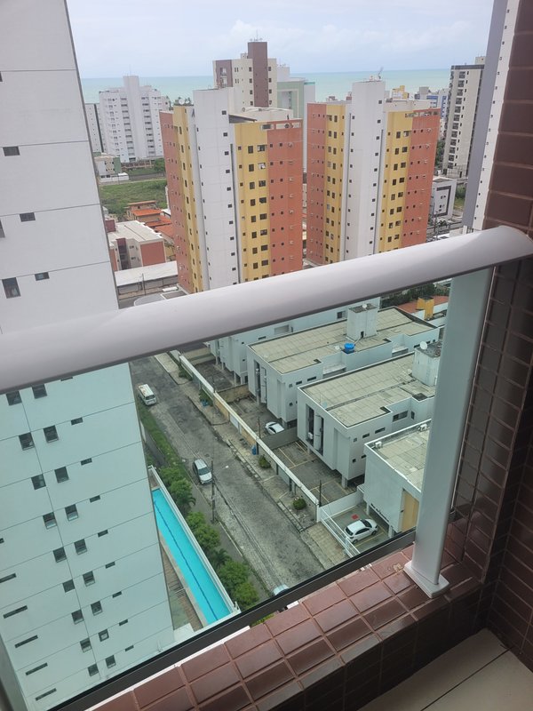 Apartamento no jardim oceania com vista para o mar, mobiliado,3/4,suite,varanda  João Pessoa - 