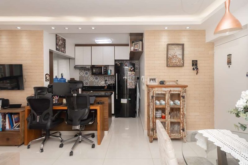 Apartamento no Brooklin com 2 dormitórios 57m² Guararapes São Paulo - 