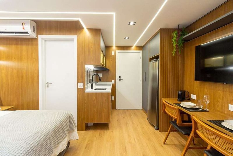 Apartamento em Pinheiros com 1 dormitório 45m² Alves Guimarães São Paulo - 