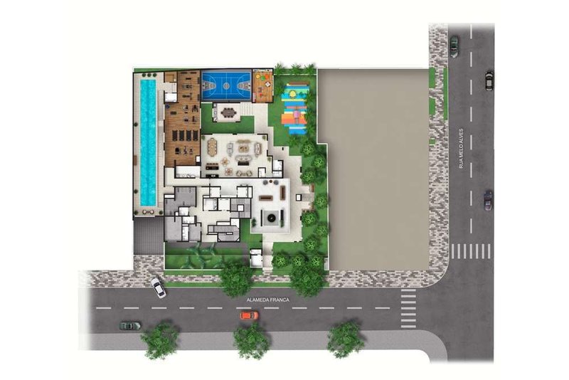 Apartamento de Luxo no Jardim Paulista com 3 suítes 207m² Franca São Paulo - 