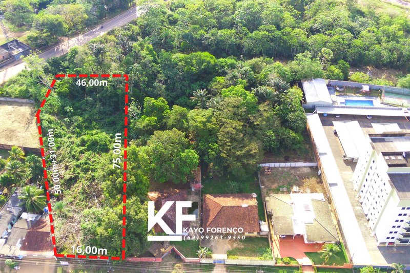 Lote/Terreno com 2361m² Perto do Centro de Porto Velho Estrada Santo Antônio Porto Velho - 