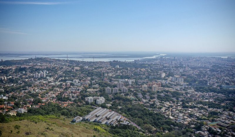 Casa em Condomínio Orygem Residence Club - Fase 1 150m² 2D Engenheiro Ludolfo Boehl Porto Alegre - Vista aerea