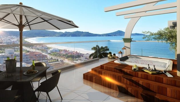 Apartamento Costa dos Corais - Residencial 2 suítes 82m² Aroeira da Praia Bombinhas - 