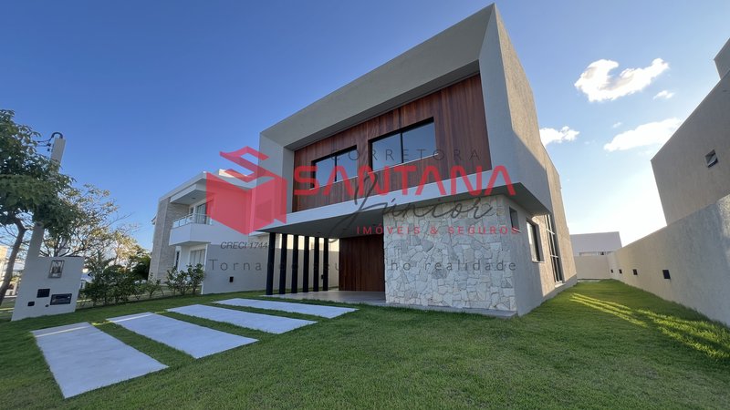 Casa à venda com 4 suítes no Alphaville Litoral Norte II Rua Arraial da Ajuda  Camaçari - 