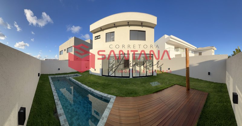 Casa à venda com 4 suítes no Alphaville Litoral Norte II Rua Arraial da Ajuda  Camaçari - 