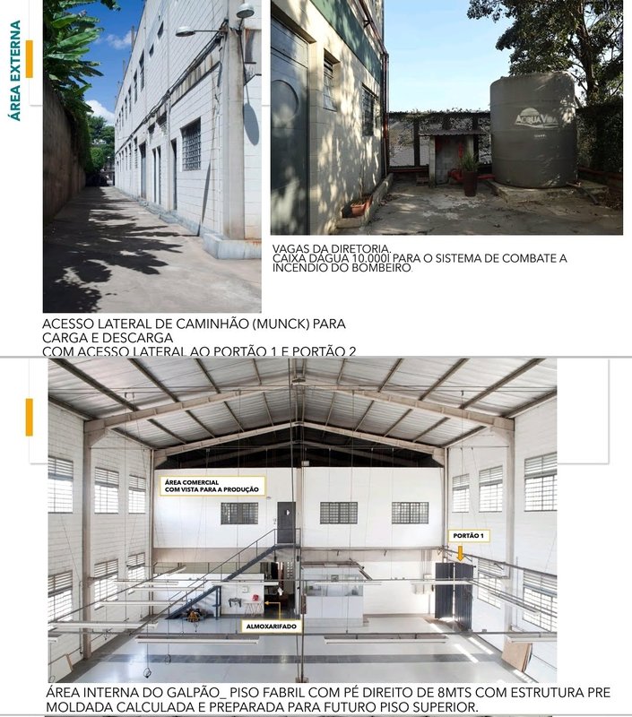 Galpão para Venda ou Locação, ótima localização pronto para sua empresa!!! Rua das Samambaias Santana de Parnaíba - 