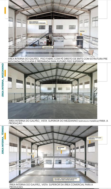 Galpão para Venda ou Locação, ótima localização pronto para sua empresa!!! Rua das Samambaias Santana de Parnaíba - 