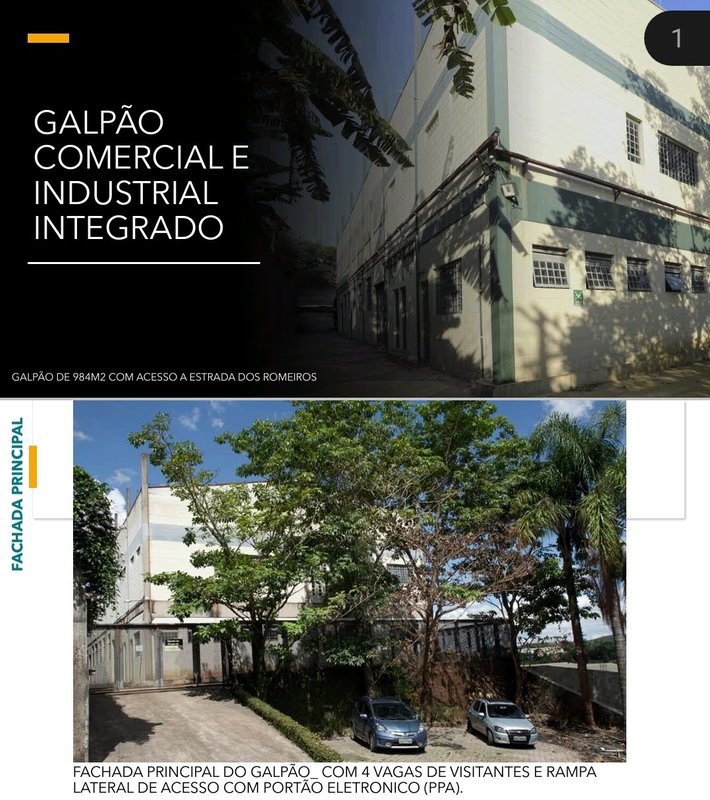 Galpão para Venda ou Locação, ótima localização pronto para sua empresa!!! Rua das Samambaias Santana de Parnaíba - 