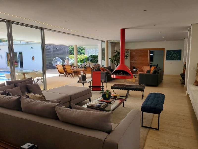Linda Mansão Tamboré 1, com vista permanente para mata - Barueri - 